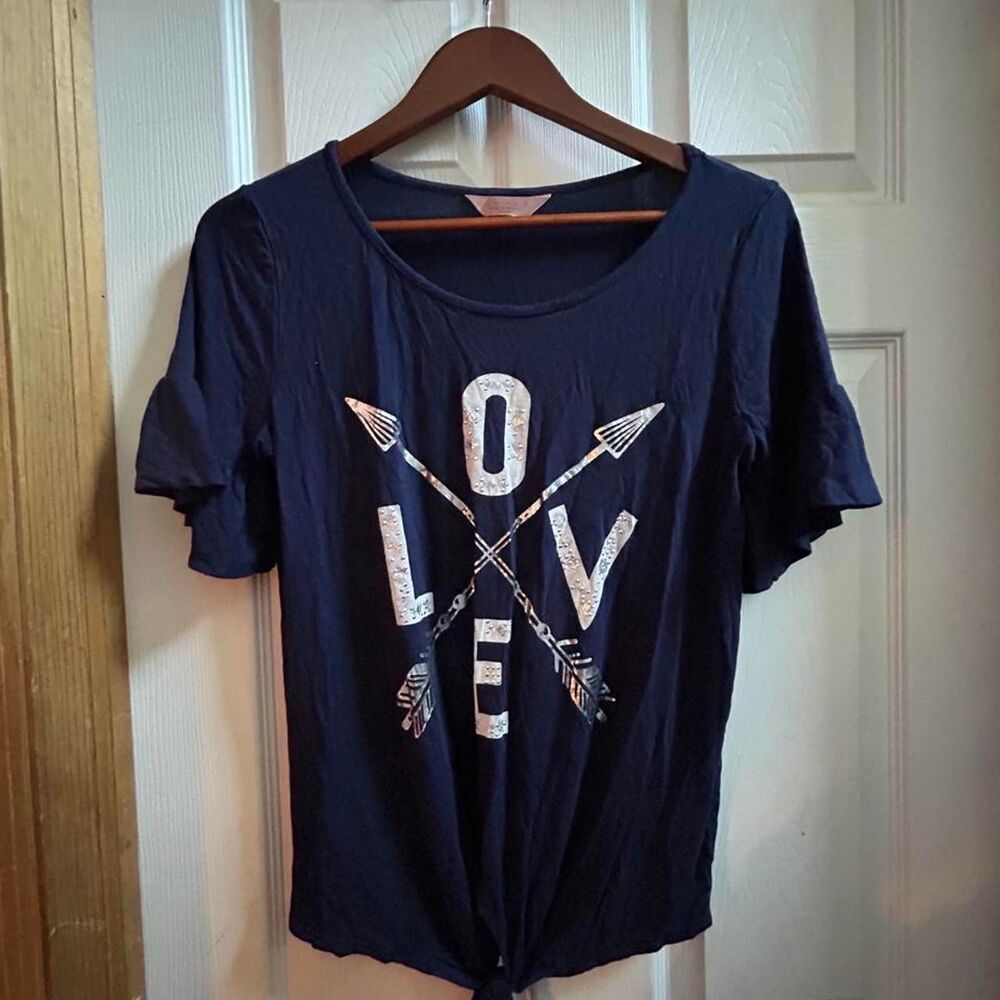 Unbranded Women's Navy and Blue Blouse